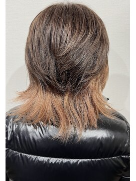 グルグル 新小岩店(GULGUL) 艶めく深みベージュインナーカラー