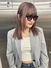 ナンバーナイン 札幌大通(NUMBER NINE) 【medium bob × lavender gray 】