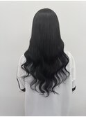 韓国風清楚！漆黒ロング！