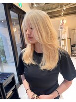 髪屋 紬&nbsp;抜きっぱなし/ミルクティーベージュ/ベージュ/ブロンド/韓国