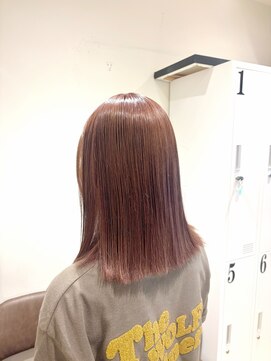 エイト新宿店(EIGHT shinjuku) ピンクベージュカラー