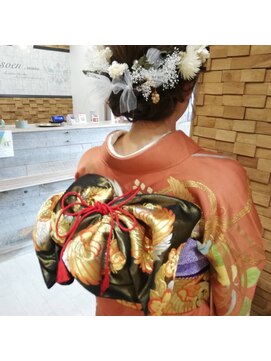 ソーエン バイ ヘッドライト 九大学研都市店(soen by HEADLIGHT) 振袖着付け　ヘアセット