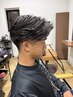 【1~2月平日・新規メンズ限定】カット+パーマ+クイックヘッドスパ
