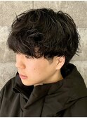[MEN’S HAIR/波巻ツイストスパイラル/フェザーパーマ/伊勢崎]