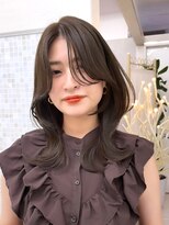 アンフィニー 銀座(ANFINI)&nbsp;前髪/顔まわり小顔/大人レイヤー/レイヤーカット/丸顔/面長/銀座