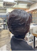 トップふんわりレイヤーボブ