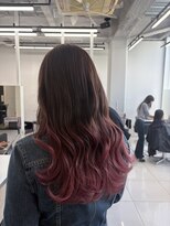 アライブ ハラジュク(ALIVE harajuku) ブリーチインナーバレイヤージュグラデーションカラー夕貴
