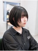 顔まわりレイヤーボブ