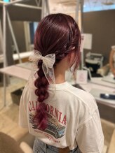 ヘアセットサロンコト(Hair Set Salon KOTO)&nbsp;編みおろしヘアアレンジ