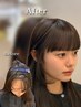 【nono限定XPメニュー】前髪クロスパーマ・生えグセ矯正+前髪カット+tr