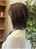 レイヤーボブ/本八幡/ケアブリーチ/ハイライト/デザインカラー