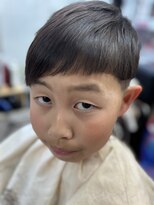 ジェイビーヘアー(JB HAIR)&nbsp;小学生アシメスタイル。