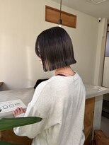 クリック(Click) ダークパープル/ナチュラルショート/夏のヘアアレンジ/小倉