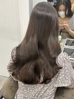 ミラ 新宿(MILA)&nbsp;ブリーチなし透明感カラー/韓国風こなれミディ/髪質改善/新宿