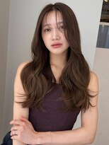 ソヨン 高槻店(SOYON)&nbsp;《SOYON》レイヤーカット ミントブラウン　シースルーバング