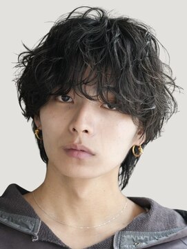フィフス 大分(fifth) 大分メンズパーマルーズパーマシャドウパーマッシュウルフゆるめ