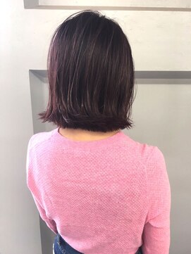 ブラン 天王寺(Blanc) 【Blanc】ベリーピンク_外ハネ