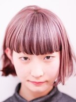 ダブ アオヤマ(DaB AOYAMA)&nbsp;切りっぱなしボブ × ピンクのアンブレラカラー☆