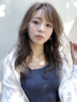 アイティー バイ アルバム 浦和店(IT by ALBUM)&nbsp;ラフウェーブ_レイヤーロング前髪パーマグレーベージュ_38059