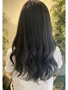 ジョイン ラックスビー 京都店(JOYN LUXBE) 透け感◎ブルーグレーブラウン　by中山惠介