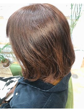 ハウオリ ヘアーワークス(Hauoli hair works) 黒染めリフト×レッドヴァイオレット