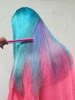 カリーナコークス 原宿 渋谷(Carina COKETH)&nbsp;ダブルカラー/イヤリングカラー/インナーカラー/水色