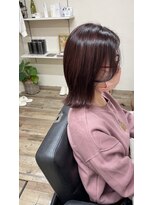 ランチ(ranch)&nbsp;グレープピンク×ラフボブ