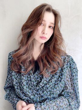 アルバム 銀座(ALBUM GINZA) 韓国ラフウェーブ_外ハネボブセクションカラー_68946