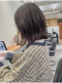 黒髪ボブ/大人かわいい/美髪/こなれミディ/地毛風カラー/77