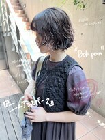 ジェノ(JENO by apish)&nbsp;ボブのニュアンスパーマ！グレージュカラー！