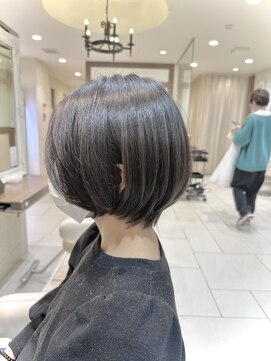 アッシュ 大泉学園店(Ash) 髪質改善カラー×丸みショートボブ【Ash大泉学園 横山】