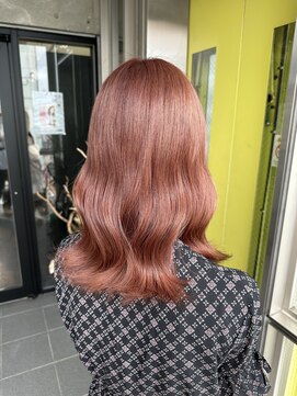 ガルボヘアー 名古屋栄店(garbo hair) ピンクカラー10代20代ケアブリーチワンブリーチカラー