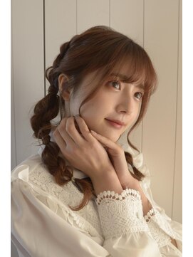 フューズ 曳舟店(Fuse) 編み込みねじりアレンジ