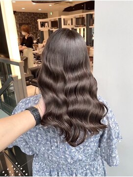 キュア 表参道(CURE) 黒髪/グレージュカラー/ココアベージュ/ヘルシーロング[表参道]