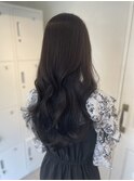 ラベンダーグレージュ×スウィートロングヘア