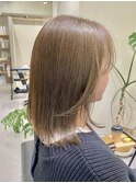 オンブレグレージュオリーブベージュくびれミディ大人美人