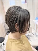 脱白髪染め/脱白髪染めハイライト/ゼロテク【白髪率30%】