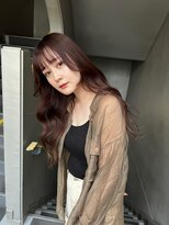 ポール(pole)&nbsp;札幌韓国ヘア　ピンクベージュ　レイヤーカット