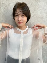 アンバー 池袋(amber)&nbsp;アッシュカラー/マッシュショート/簡単スタイリング[池袋駅]