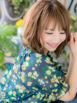 カバーヘア ブリス 大宮西口(COVER HAIR bliss)&nbsp;乾かすだけ韓国風斜めバング小顔くびレイヤーh3大宮20代30代40代