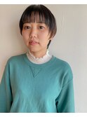 マッシュ風ショートヘア