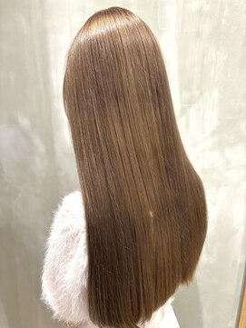 ベルベットヘア 千早店(Velvet hair) brown beige【Shion】