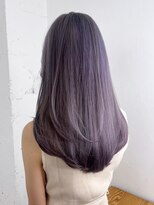 アルバム 新宿(ALBUM SHINJUKU)&nbsp;ロンググレージュ韓国ヘアオリーブグレー_ba526072