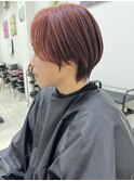 【VIVO】大人ショート ピンクハイライト 束感ショートカット