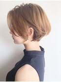 マロンベージュ似合わせカットメルティカラー_ba219952