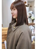 ブリーチなし明るめピンクベージュ