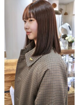 ムク(Muku) ブリーチなし明るめピンクベージュ