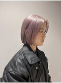 シルバーラベンダーボブ