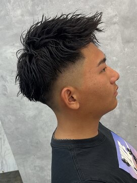 エクファフォーメン(EX-FA FOR MEN) スペインカール/スパイキーショート/ブルーブラック/瀬田