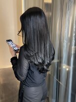 ビグディーサロン(BIGOUDI SALON)&nbsp;艶カラー×暗髪ナチュラルレイヤーカット